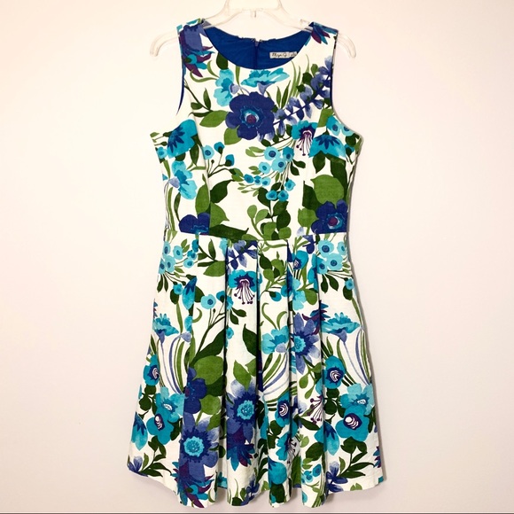 Eliza J Dresses & Skirts - Eliza J Floral Fit and Flare Dress Size 14 Eliza J Dresses & Skirts - Eliza J Floral Fit and Flare Dress Size 14